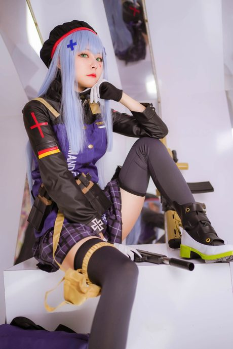 图片[2]-Arty亚缇少女前线COS：展现HK416火辣与冷酷双重魅力-cos图咖