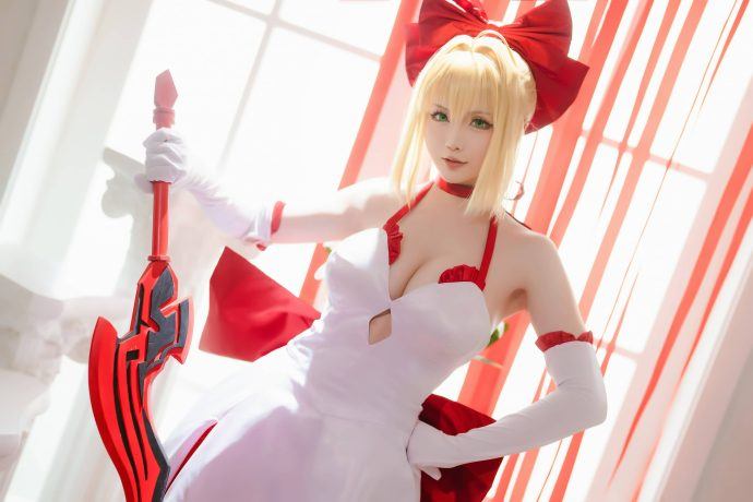 星之迟迟尼禄COS：体验Fate/EXTRA的古典魅力与现代性感-cos图咖